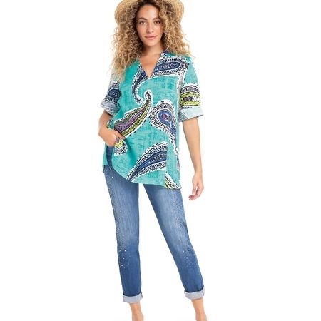 Sommerliche Tunika mit Muster