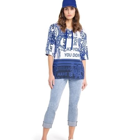 Blue Lagoon Oberteil mit Aufdruck