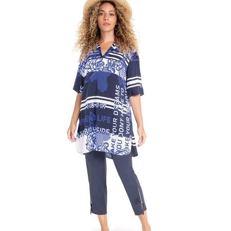 Blue Lagoon Oberteil mit Aufdruck